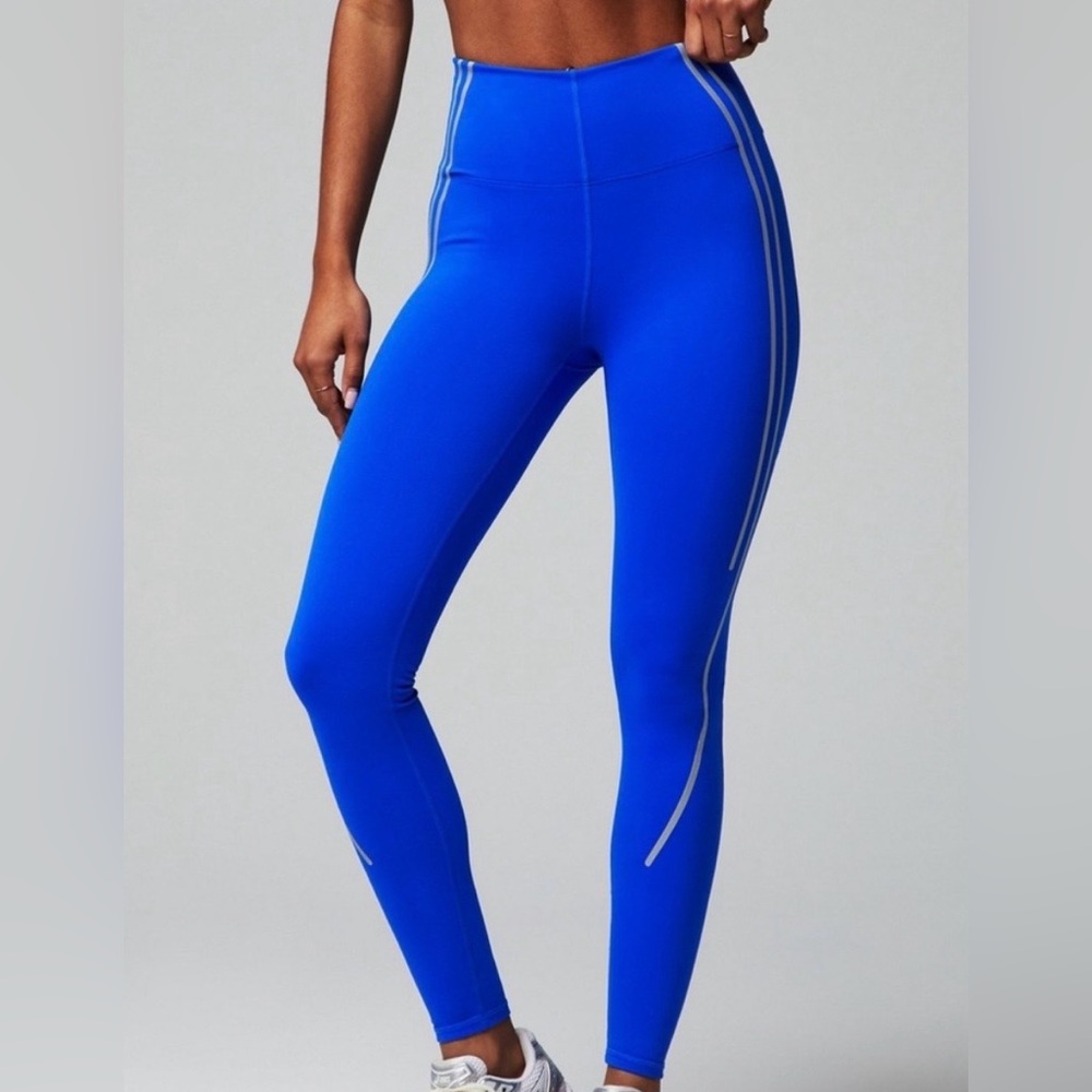 ***NWT***Fabletics Electric Blue Define WR Relective High Waisted Leggings
